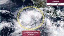 Huracán Priscilla sube a categoría 1 y pone en alerta a estados del Pacífico mexicano
