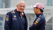 "Volverá a su nivel anterior": Helmut Marko habla tras el anuncio de la llegada de Checo a Cadillac