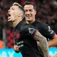 ¡Doble dosis de Grimaldo! Bayer Leverkusen consigue su primera victoria ante Frankfurt