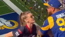 ¡Lamentable! Aficionados de los Rams y los Texas protagonizan pelea
