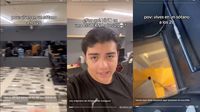 VIDEO: Joven se hace viral por vivir en cisterna de CDMX pagando 5 mil 500 pesos de renta
