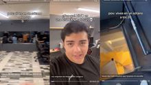 VIDEO: Joven se hace viral por vivir en cisterna de CDMX pagando 5 mil 500 pesos de renta