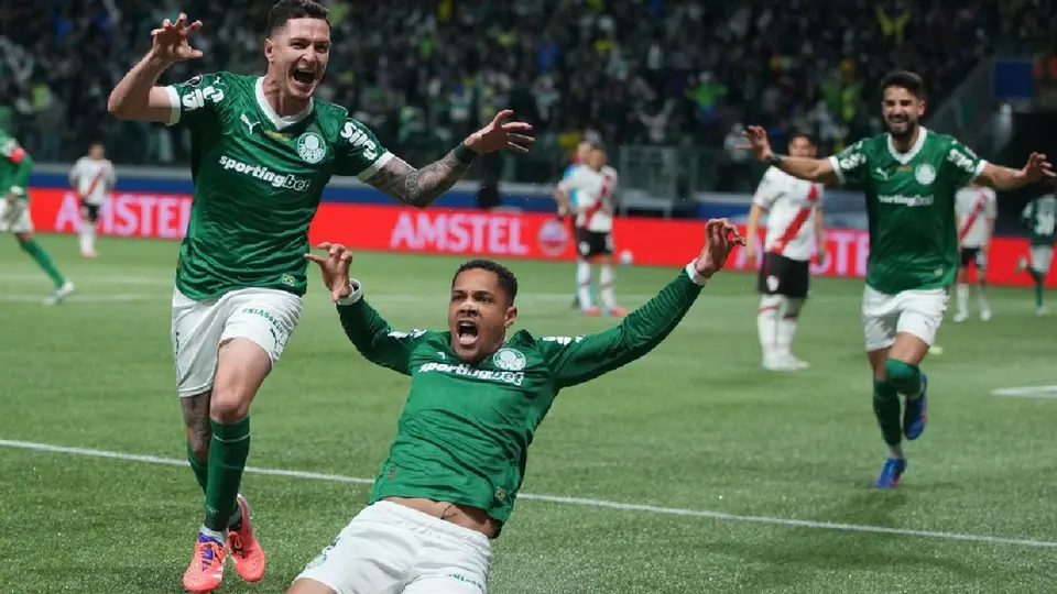 Palmeiras vence a River Plate y avanza a semifinales de Libertadores