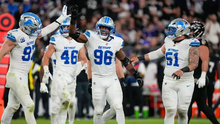 Ravens regresan al mal paso tras caer en casa ante los Detroit Lions