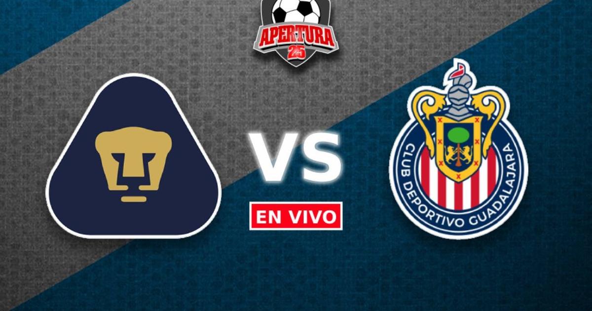 Pumas vs Chivas EN VIVO Liga MX Apertura 2025 Jornada 12 | RÉCORD