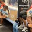 VIDEO: Mujer se lima el talón dentro de un vagón del Metro y causa indignación