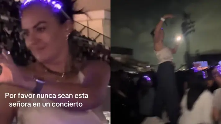 Mujer finge usar silla de ruedas en concierto de Shakira en CDMX y la cachan bailando
