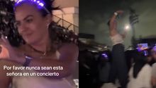 Mujer finge usar silla de ruedas en concierto de Shakira en CDMX y la cachan bailando