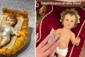 ¿Gentrificaron al Niño Dios? Figura rubia en tienda mexicana desata debate en TikTok