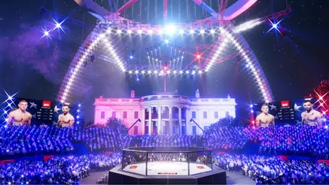 Así será el escenario de UFC en la Casa Blanca en 2026