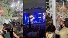 VIDEO: Fans disfrutan concierto de Oasis sin pagar boleto; lo ven desde un puente