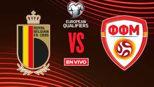 Bélgica vs Macedonia del Norte EN VIVO Eliminatorias Mundialistas UEFA
