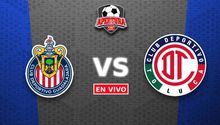 Chivas vs Toluca EN VIVO Liga MX Apertura 2025 Jornada 9