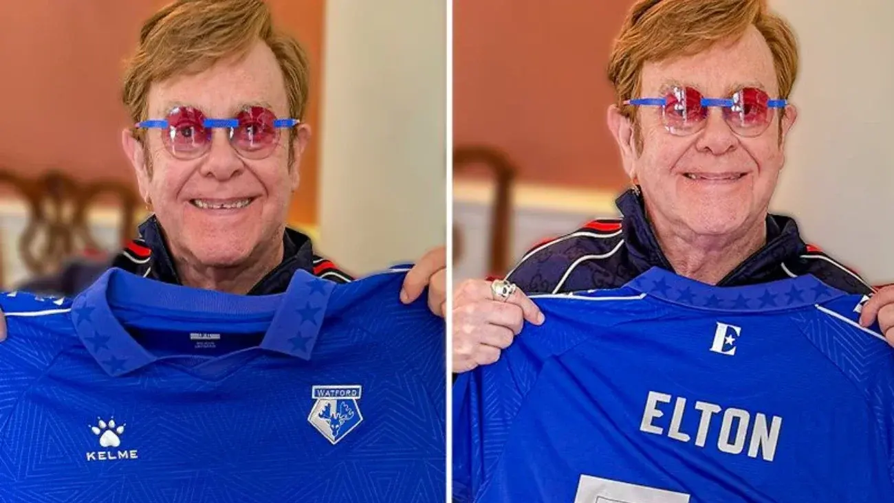 ¡Icónica! Watford lanza jersey especial en honor a Elton John | X: @WatfordFC