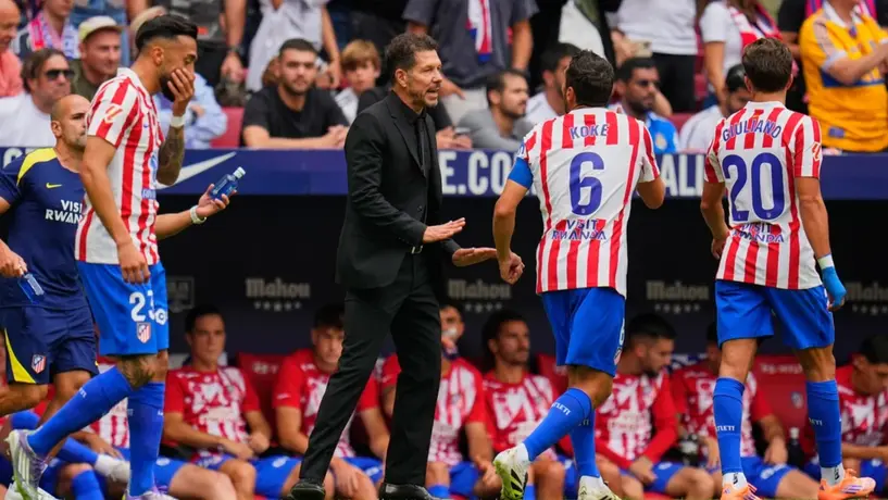 Así fue el pique entre Koke y Vinicius en el derbi de Atlético contra Real Madrid