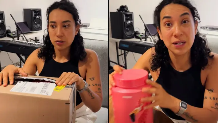 Flor Amargo denuncia fraude: Pide cámara de 40 mil pesos y le manda bote de proteína
