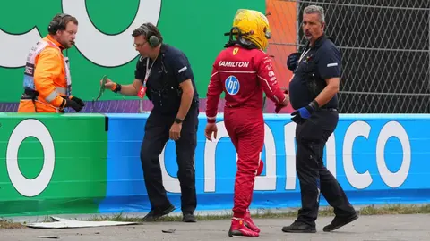 ¡Otra mala noticia! Hamilton será penalizado en Monza luego de su abandono en Países Bajos