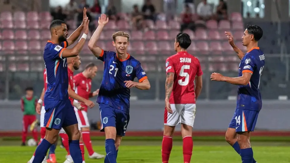 Países Bajos golea a Malta y se afianza como líder de grupo en las Eliminatorias Mundialistas