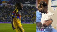 ¡Es mexicano! Saint-Maximin presume nacimiento de su hijo