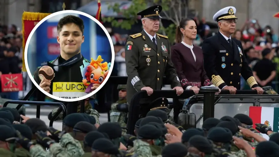¿Por qué atletas mexicanos participan en el desfile militar del 16 de septiembre?