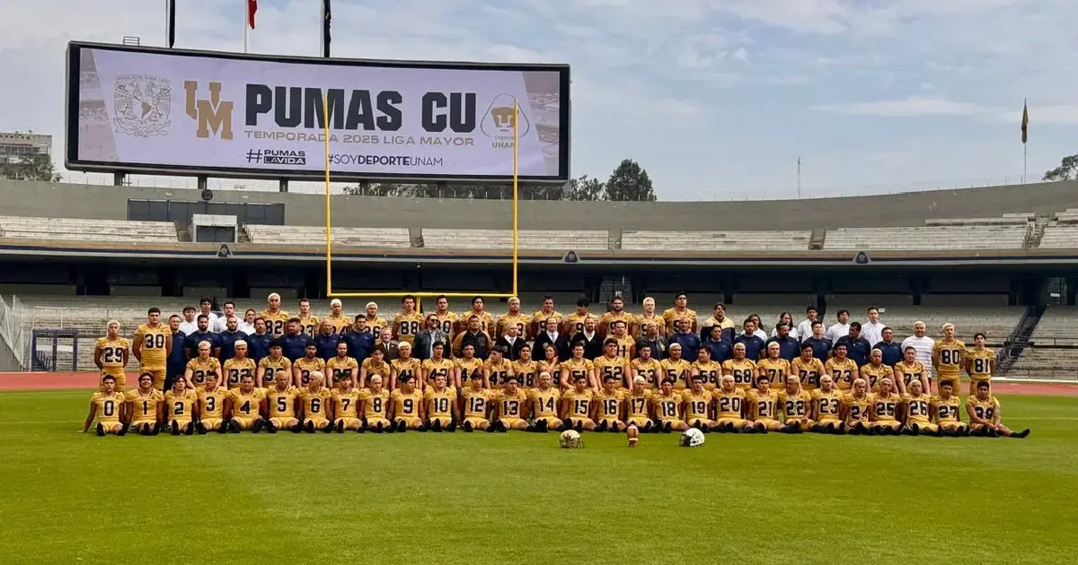 Pumas CU se toma la foto oficial para una nueva temporada en la ONEFA ...