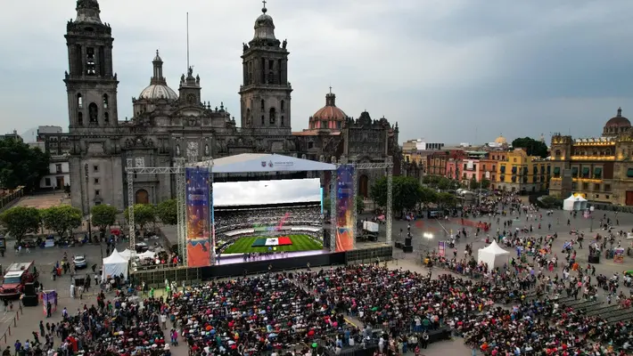 Mundial 2026 en el Zócalo: CDMX transmitirá partidos en pantallas gigantes