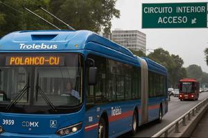 CDMX prepara línea de Metrobús que irá de CU a Polanco por Circuito Interior