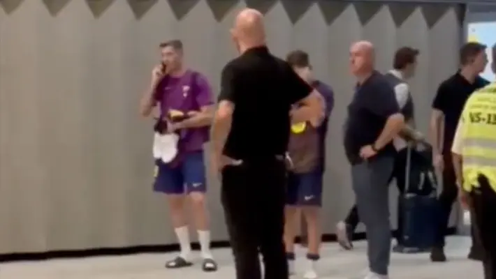 Jugadores del FC Barcelona abandonaron el Johan Cruyff sin cambiarse ni bañarse