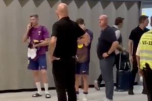 Jugadores del FC Barcelona abandonaron el Johan Cruyff sin cambiarse ni bañarse