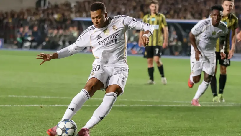 Con hat-trick de Kylian Mbappé, Real Madrid golea con 'manita' a Kairat