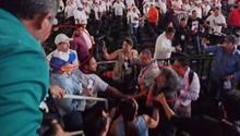 VIDEO: Personal de Sheinbaum golpea a reportero de La Jornada; Presidencia ofrece disculpa