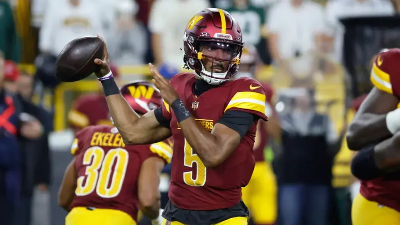 Jayden Daniels está en duda con los Commanders para enfrentar a Raiders por lesión de rodilla