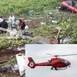 Tragedia en el Edomex: helicóptero se desploma y mueren dos personas