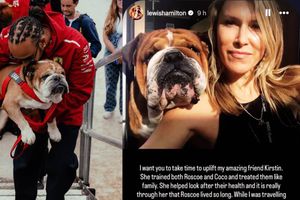 Hamilton recuerda a Roscoe y agradece a su cuidadora con emotivo mensaje