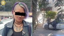 VIDEO: Mujer patea a policía en la CDMX: “¡Quítate, qué wey!”