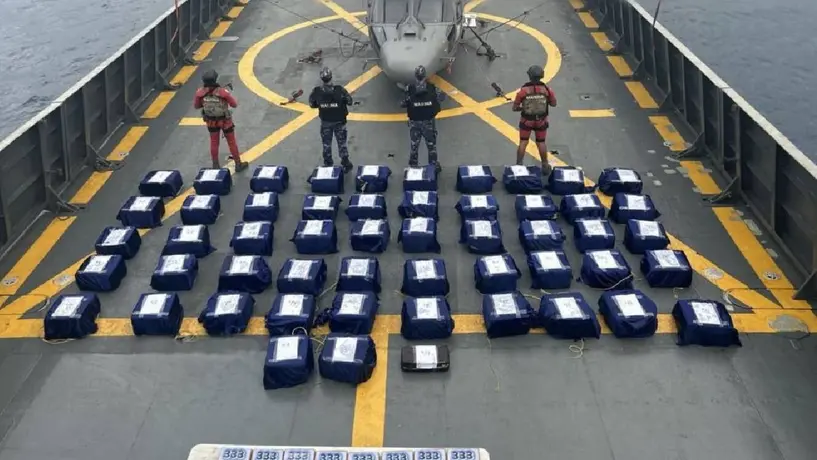Marina asesta duro golpe al narco: incauta 1.6 toneladas de cocaína en Guerrero