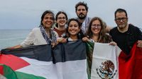 Confirman que hay seis mexicanos en la Flotilla Global Sumud interceptada por Israel