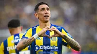 ¡Estás loco, 'Fideo'! Ángel Di María marca gol olímpico ante Boca Juniors
