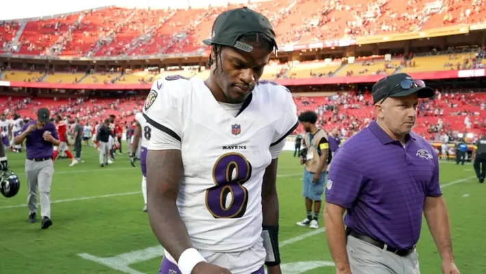 Lamar Jackson será baja para el partido entre los Ravens vs Los Angeles Chargers