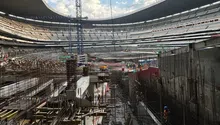 Así luce el Estadio Azteca a meses de la inauguración del Mundial