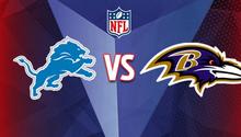 NFL: ¿Dónde y Cuándo ver el Baltimore Ravens vs Detroit Lions?
