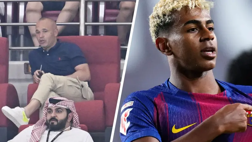 Andrés Iniesta no eligió a Lamine Yamal como su favorito a ganar el Balón de Oro: "A mí me da igual"