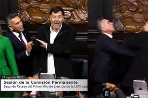 VIDEO / A golpes en el Senado: así fue la pelea entre Fernández Noroña y Alito Moreno