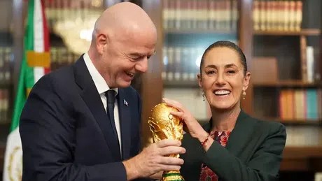 Infantino ratifica a México como sede del Mundial 2026 y expresa su confianza a Sheinbaum