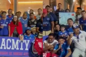 Así fue el recibimiento especial de la afición al Cruz Azul previo a duelo ante Tigres