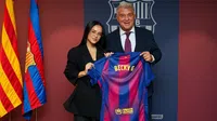 Barcelona sorprende con Becky G como estrella invitada en su partido ante Valencia