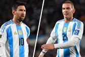 Franco Mastantuono se disculpa públicamente con Lionel Messi tras polémica jugada con Argentina