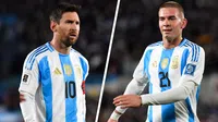 Franco Mastantuono se disculpa públicamente con Lionel Messi tras polémica jugada con Argentina