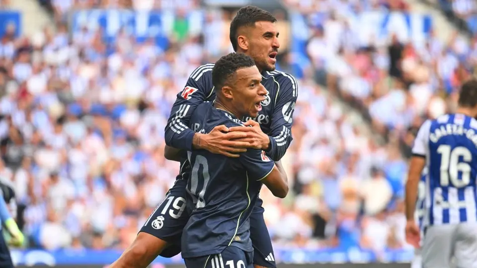 Real Madrid, con uno menos, vence a la Real Sociedad y mantiene el invicto en LaLiga