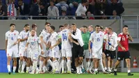 Eslovaquia se impone 1-0 con gol de Rigo y lidera el Grupo A; Luxemburgo sin disparos al arco